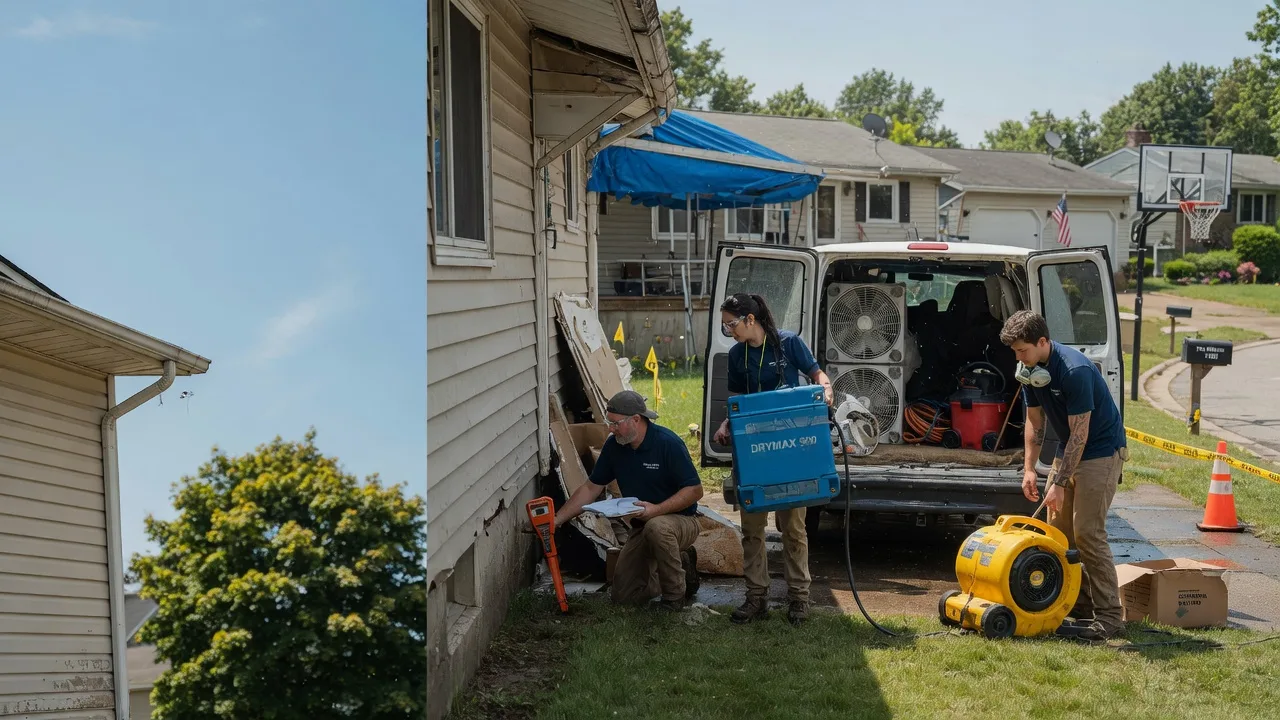 Ceiling Leak Cleanup in Hornell, NY near me